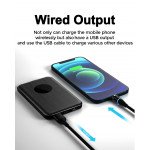 Wholesale Ultra Slim Magnetic Wireless Power Bank Fast Portable Wireless Charging - Compatible with MagSafe iPhone All Qi Devices 4000 mAh (Black)